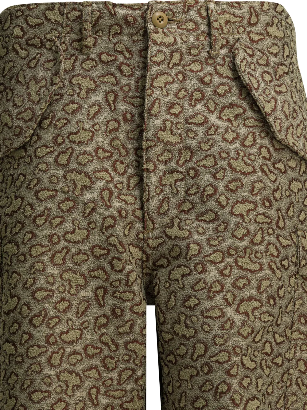 Cargo Animal-Print Trousers
