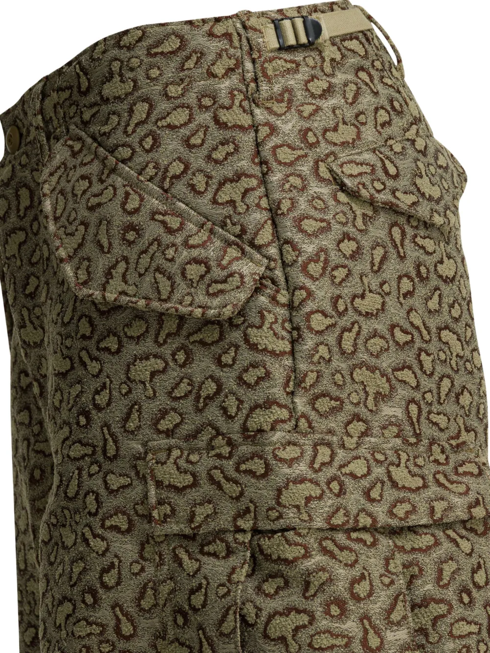 Cargo Animal-Print Trousers