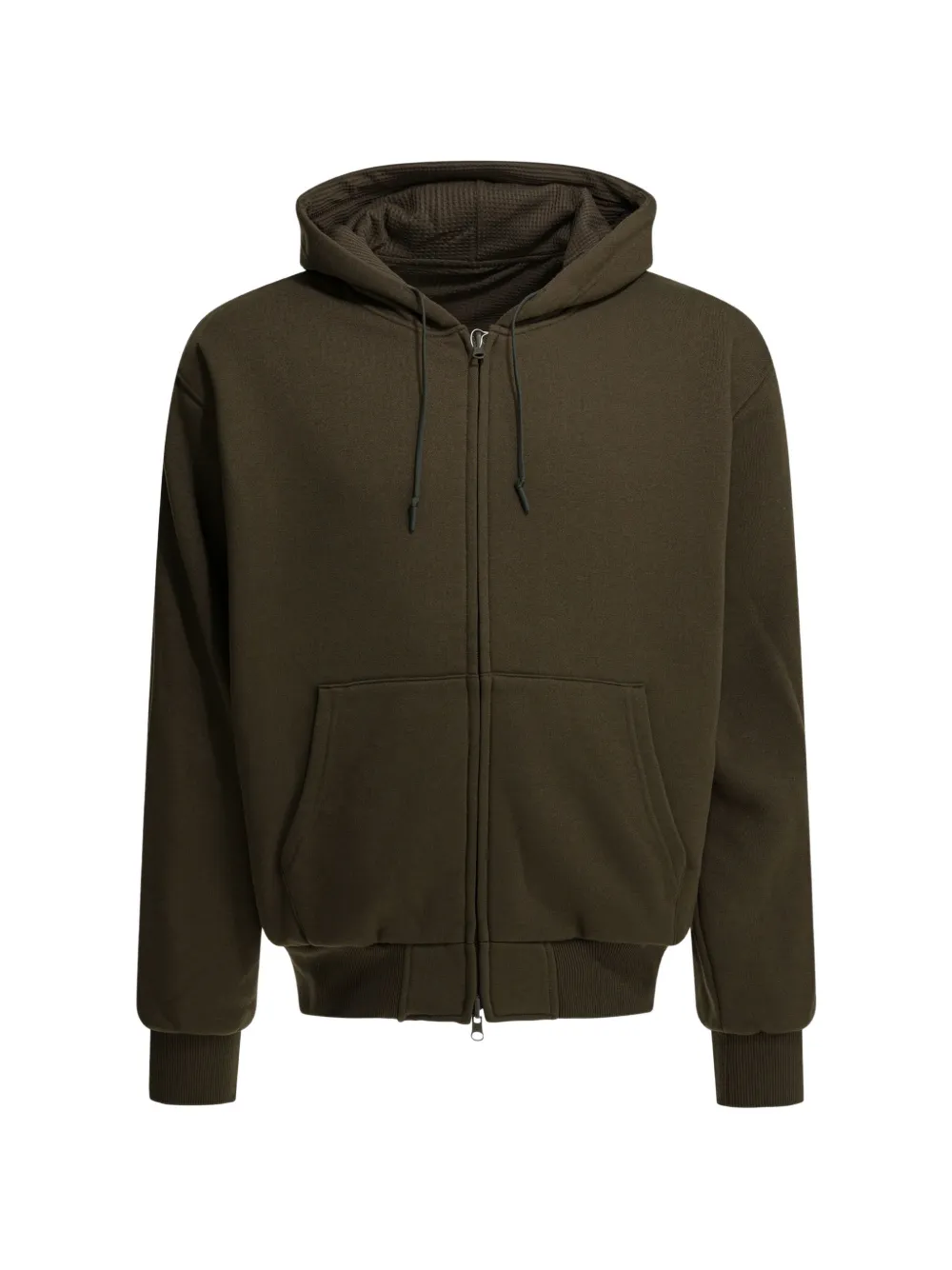 DAIWA PIER39 zip-fastening hoodie - Marrone