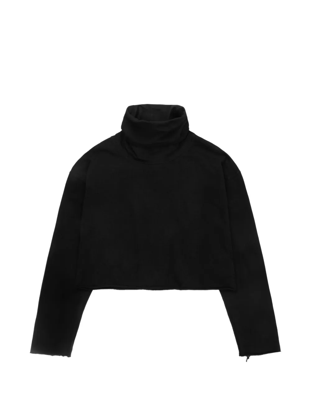 Les Tien Maglione crop a collo alto - Nero