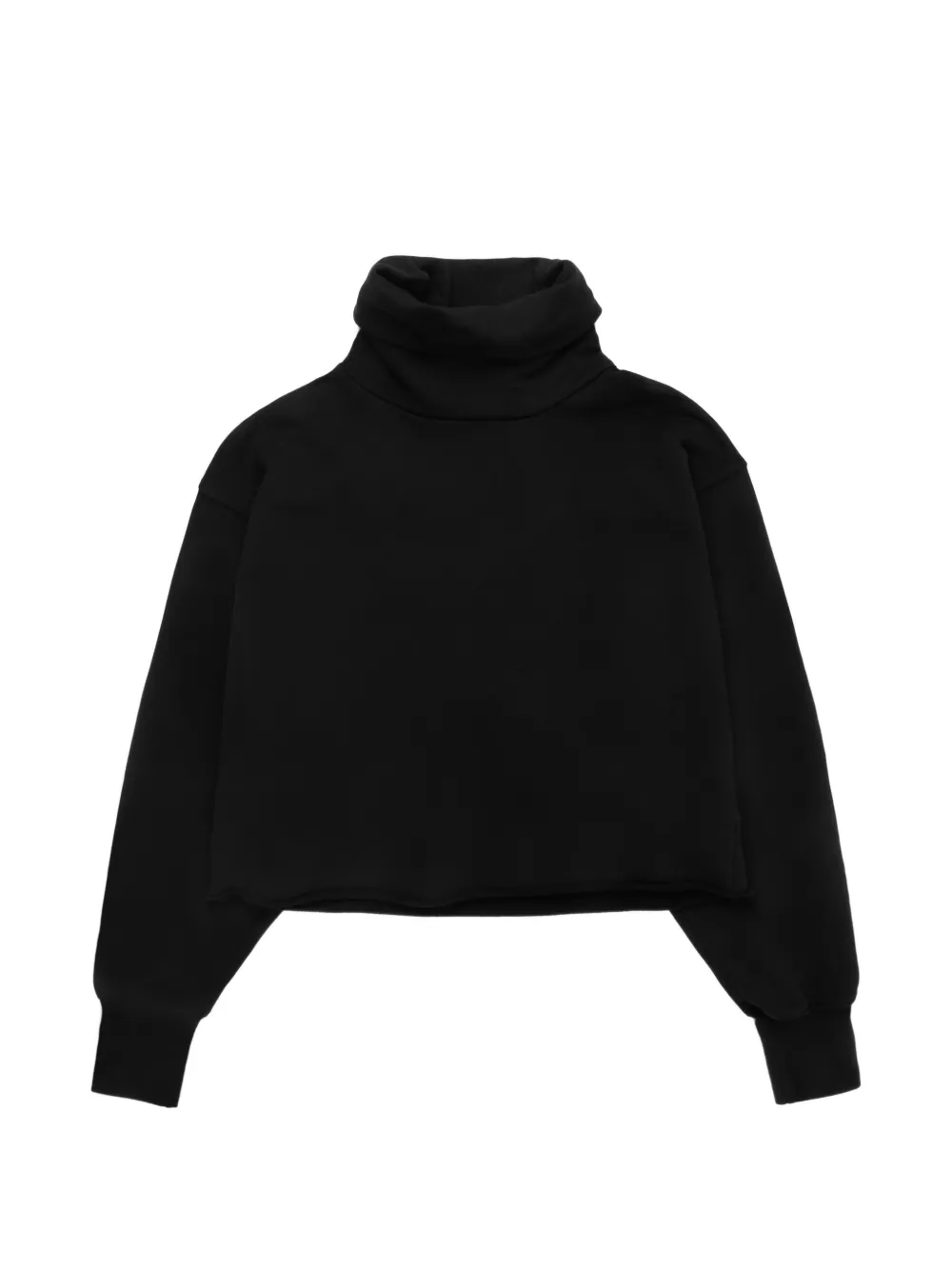 Les Tien Maglione crop a collo alto - Nero