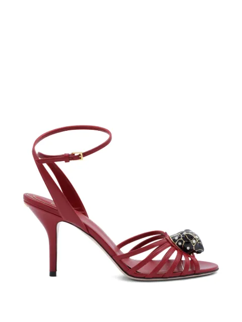 Valentino Garavani — Pas De Chat embellished strap heeled sandals