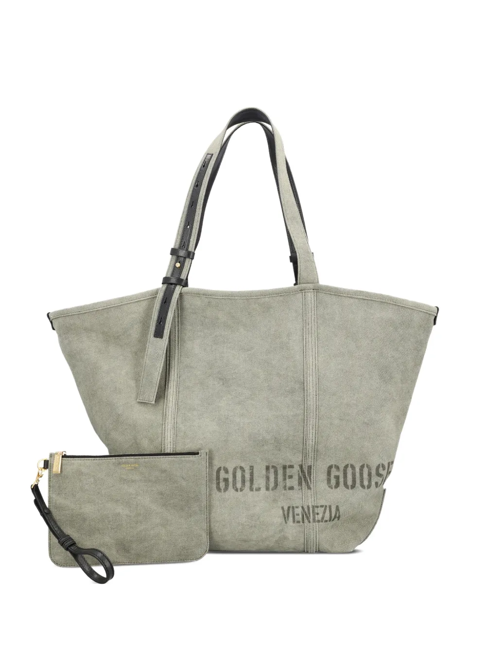Golden Goose adjustable-strap shoulder bag - Grigio