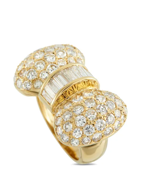 LB Exclusive diamond bow ring