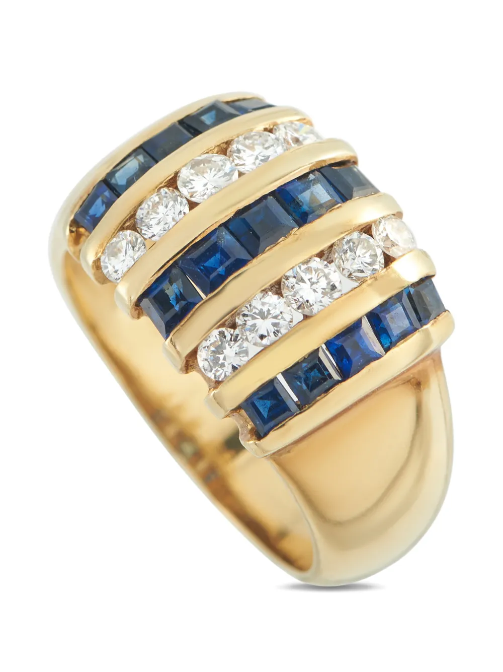 LB Exclusive diamond and sapphire ring - Oro
