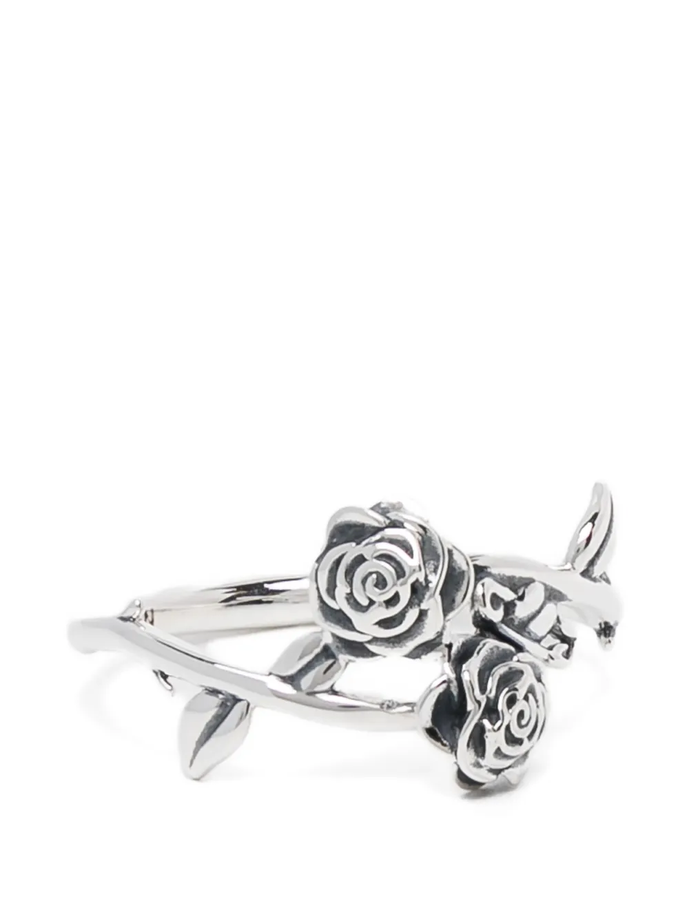 Stolen Girlfriends Club rose wrap ring - Argento
