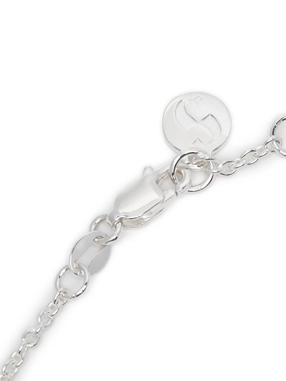  Stolen Girlfriends Club Scripted-pin Bracelet - Silver 