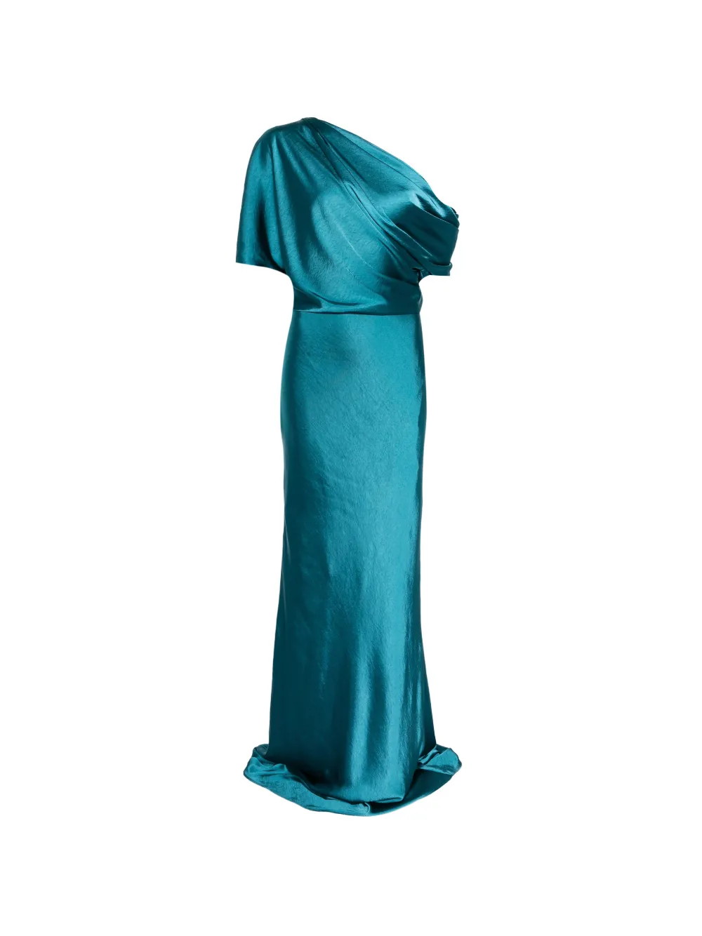Amsale Abito lungo con spalle scoperte - Blu