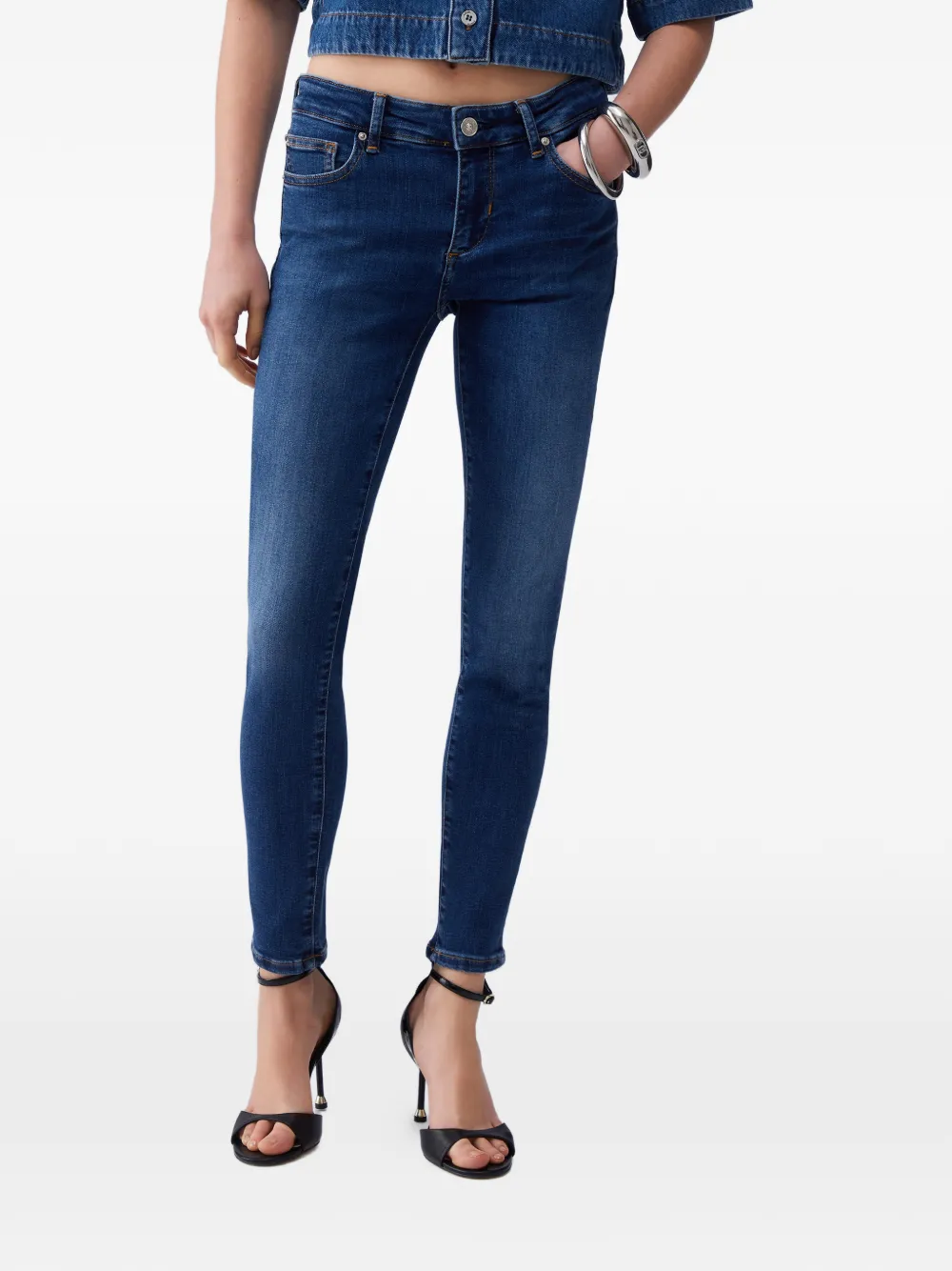  Liu Jo Gemstone Skinny Jeans - Blue 