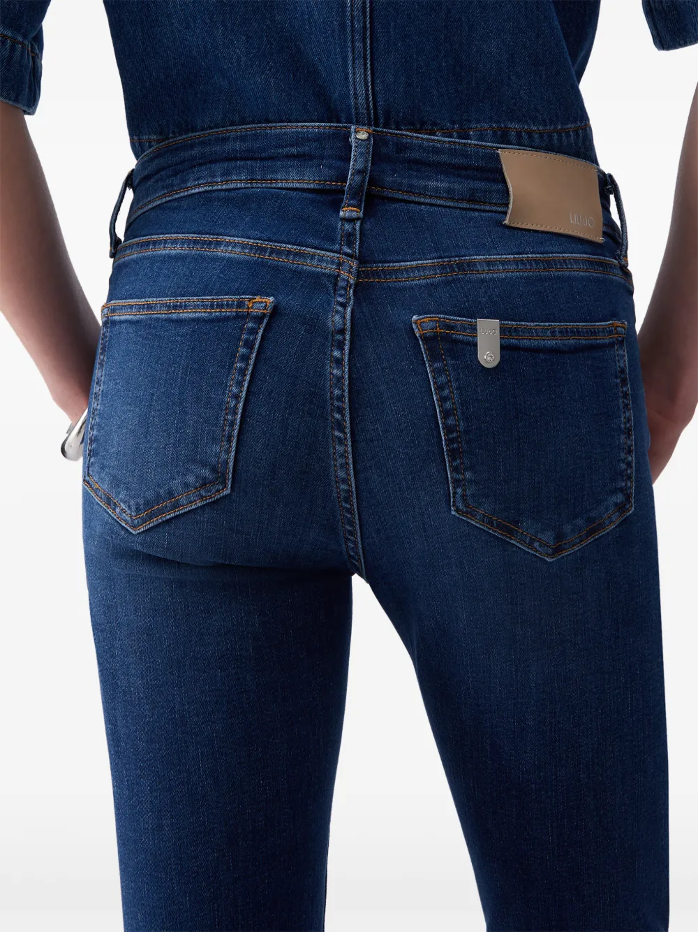 LIU JO Jeans met edelsteen Blauw