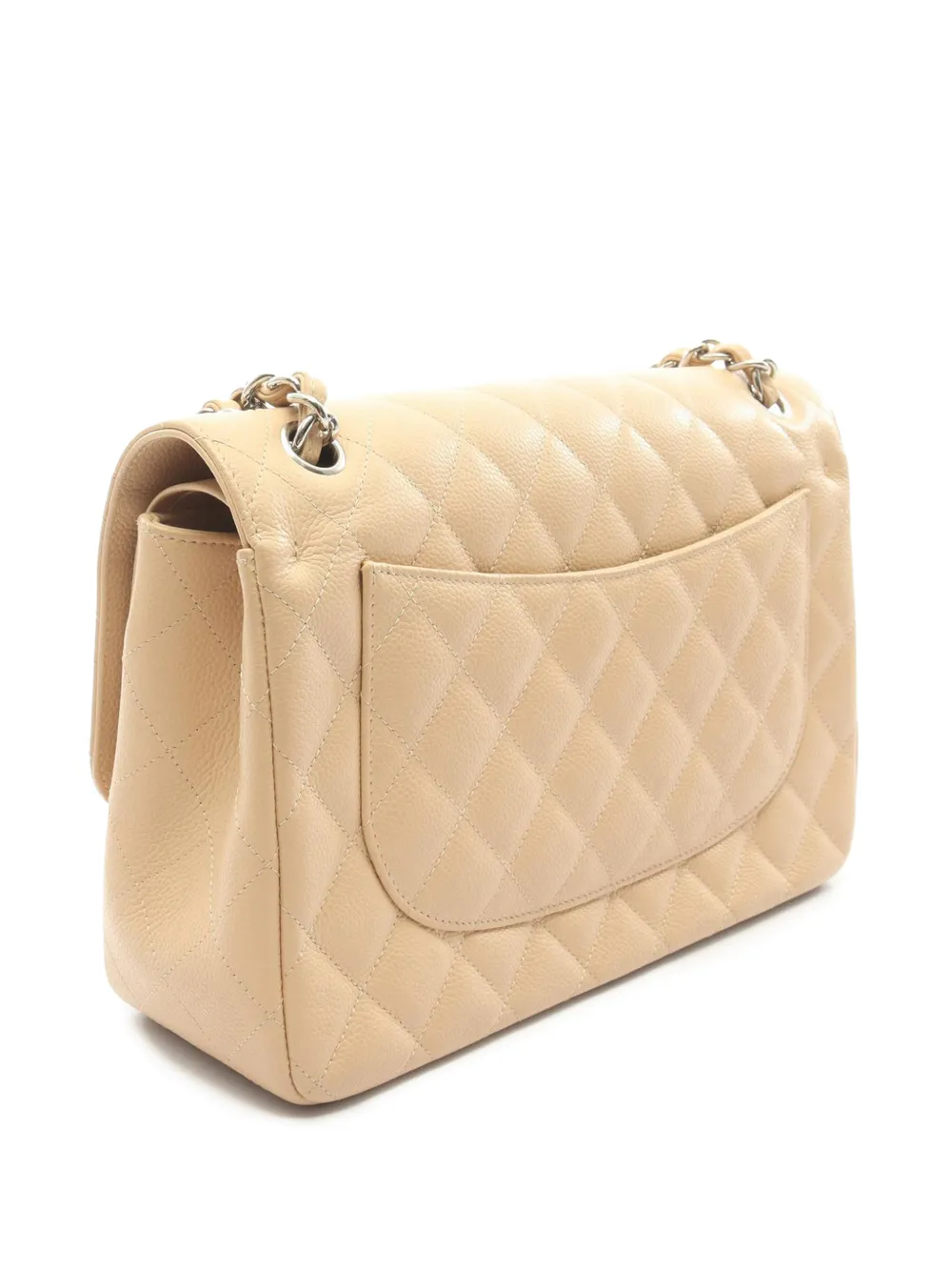 2010-2011 Jumbo Classic Caviar Double Flap Shoulder Bag
