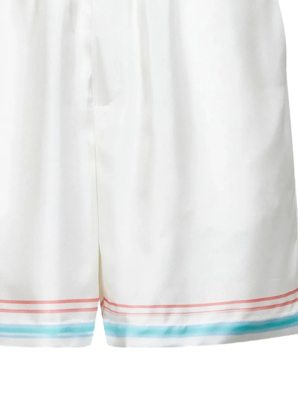 Casablanca Shorts met elastische taille Wit