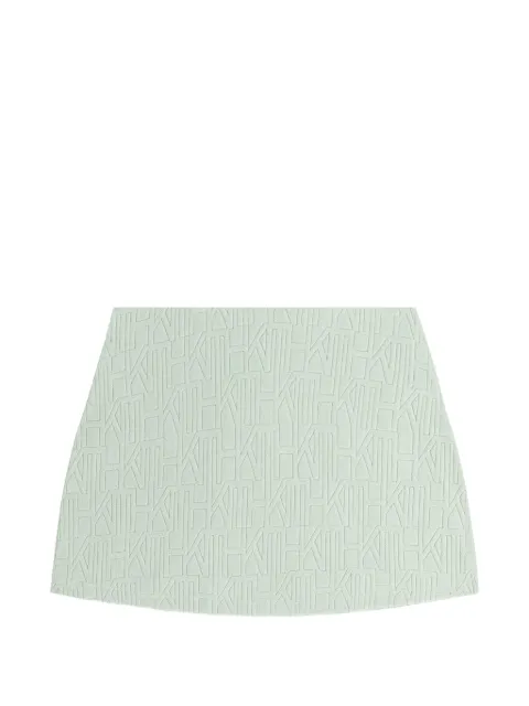 KITH Vera monogram-pattern mini skirt