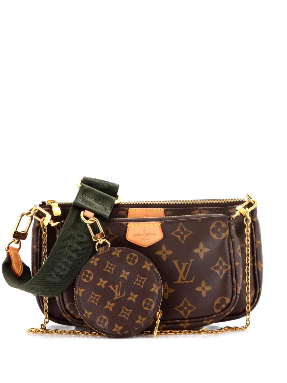 Louis Vuitton Pre-Owned Multi Pochette Accessoires Monogram Canvas crossbody bag - Marrone