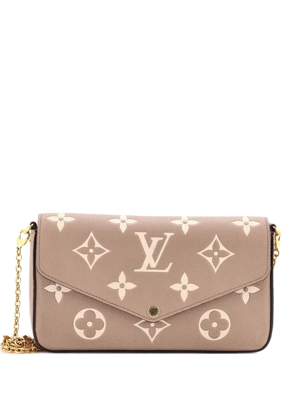 Louis Vuitton Pre-Owned Felicie Pochette Bicolor Monogram Empreinte Giant crossbody bag - Toni neutri
