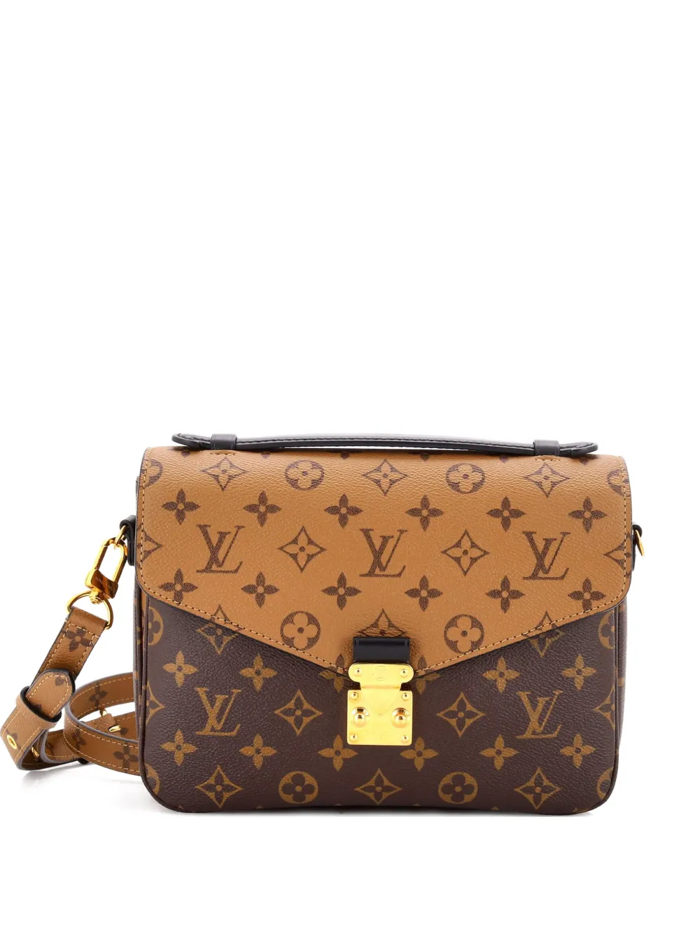 Louis Vuitton Pre-Owned Pochette Metis Reverse Monogram Canvas crossbody bag - Marrone
