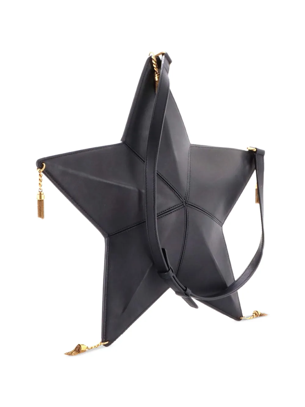 Astro Tassel Leather Shoulder Bag