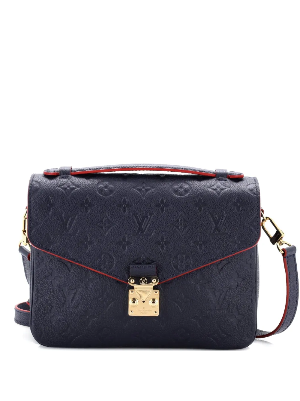 Louis Vuitton Pre-Owned Pochette Metis Monogram Empreinte Leather crossbody bag - Blu