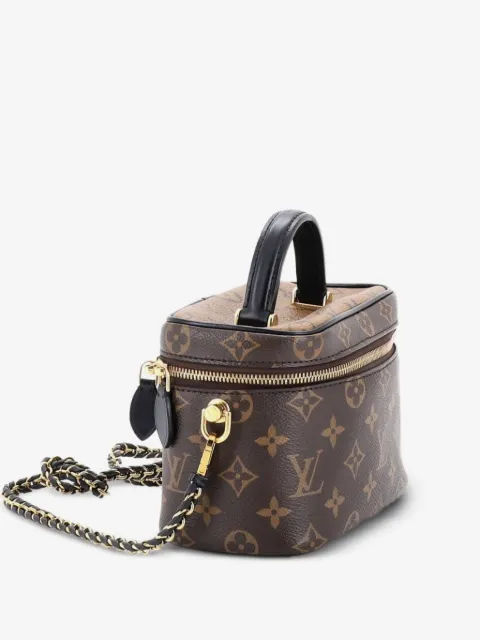 Louis Vuitton Pre-Owned Vanity Handbag Reverse Monogram Canvas PM satchel