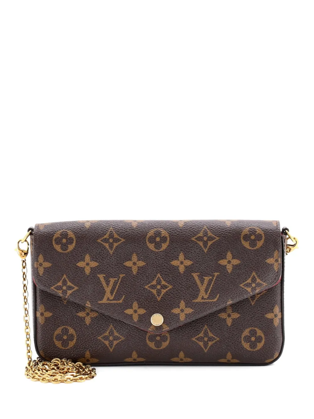 Louis Vuitton Pre-Owned Felicie Pochette Monogram Canvas crossbody bag - Marrone