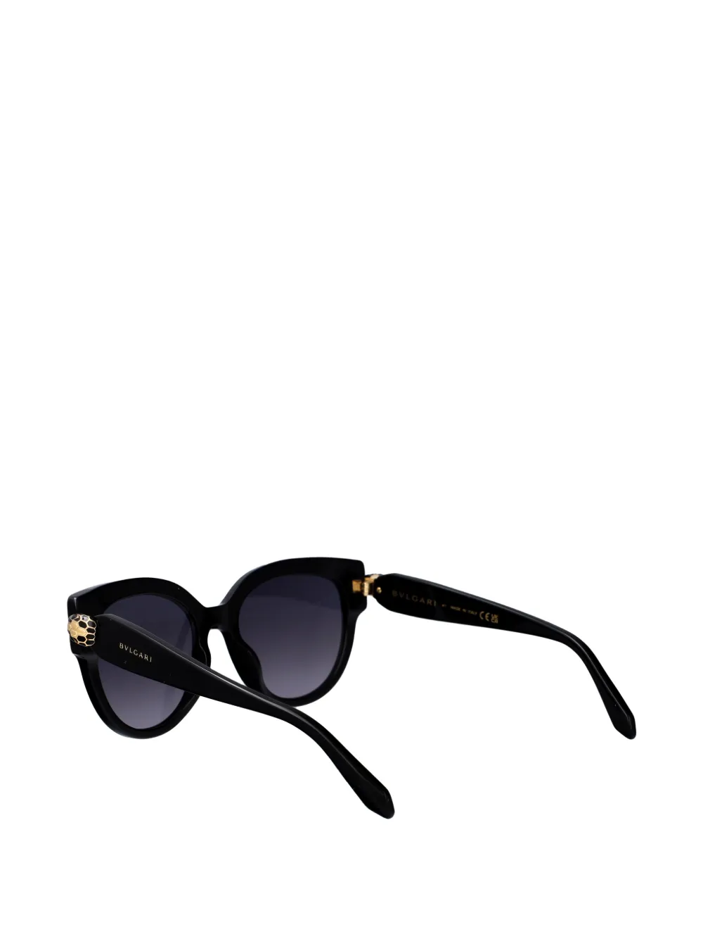 Bvlgari Zonnebril met cat-eye montuur Zwart