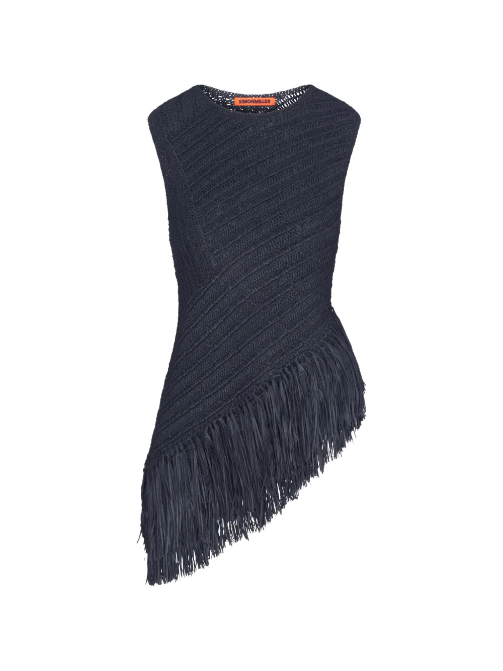 Simon Miller Beja crochet fringe blouse - Nero