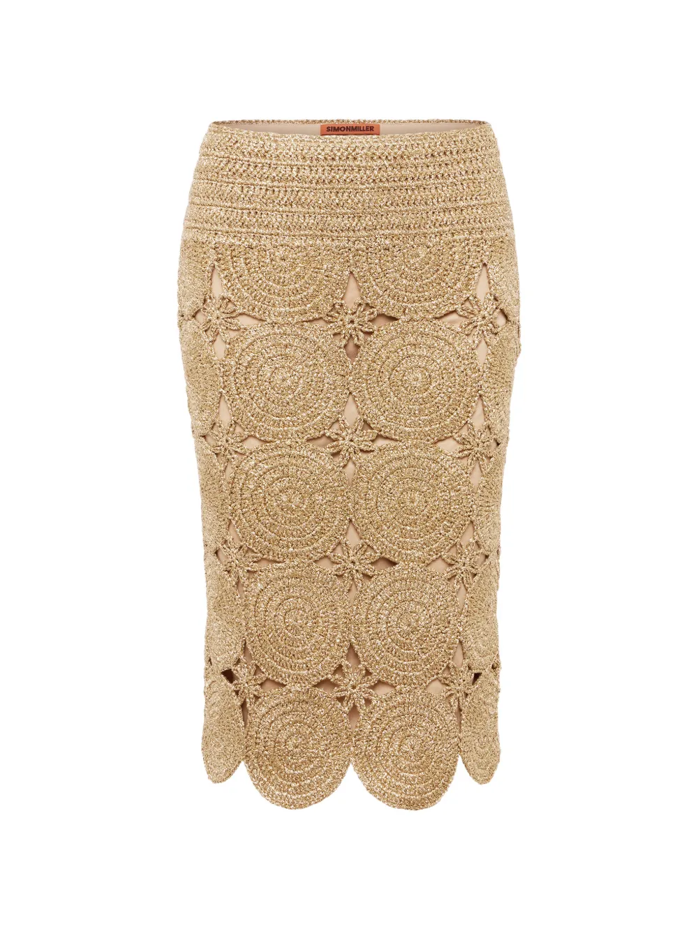Simon Miller Beep Beep midi skirt - Oro