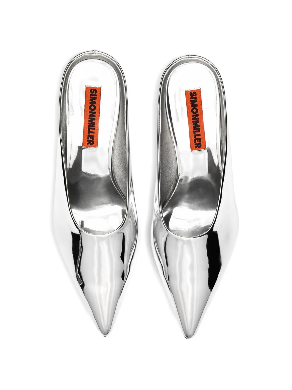 Simon Miller Gala muiltjes met sleehak Zilver