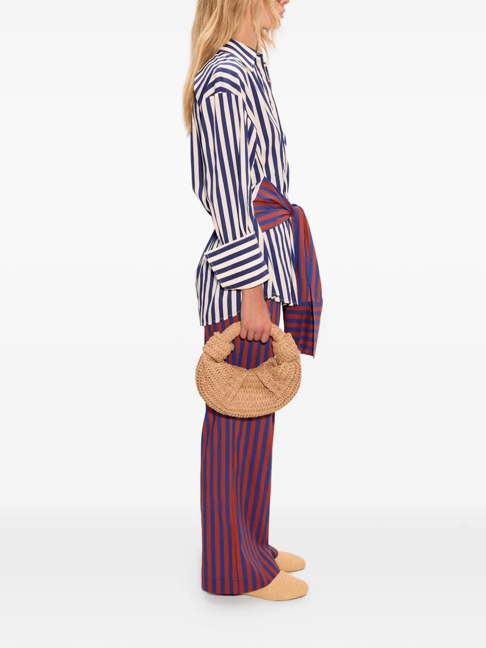  Simon Miller Inna Striped Shirt - Blue 