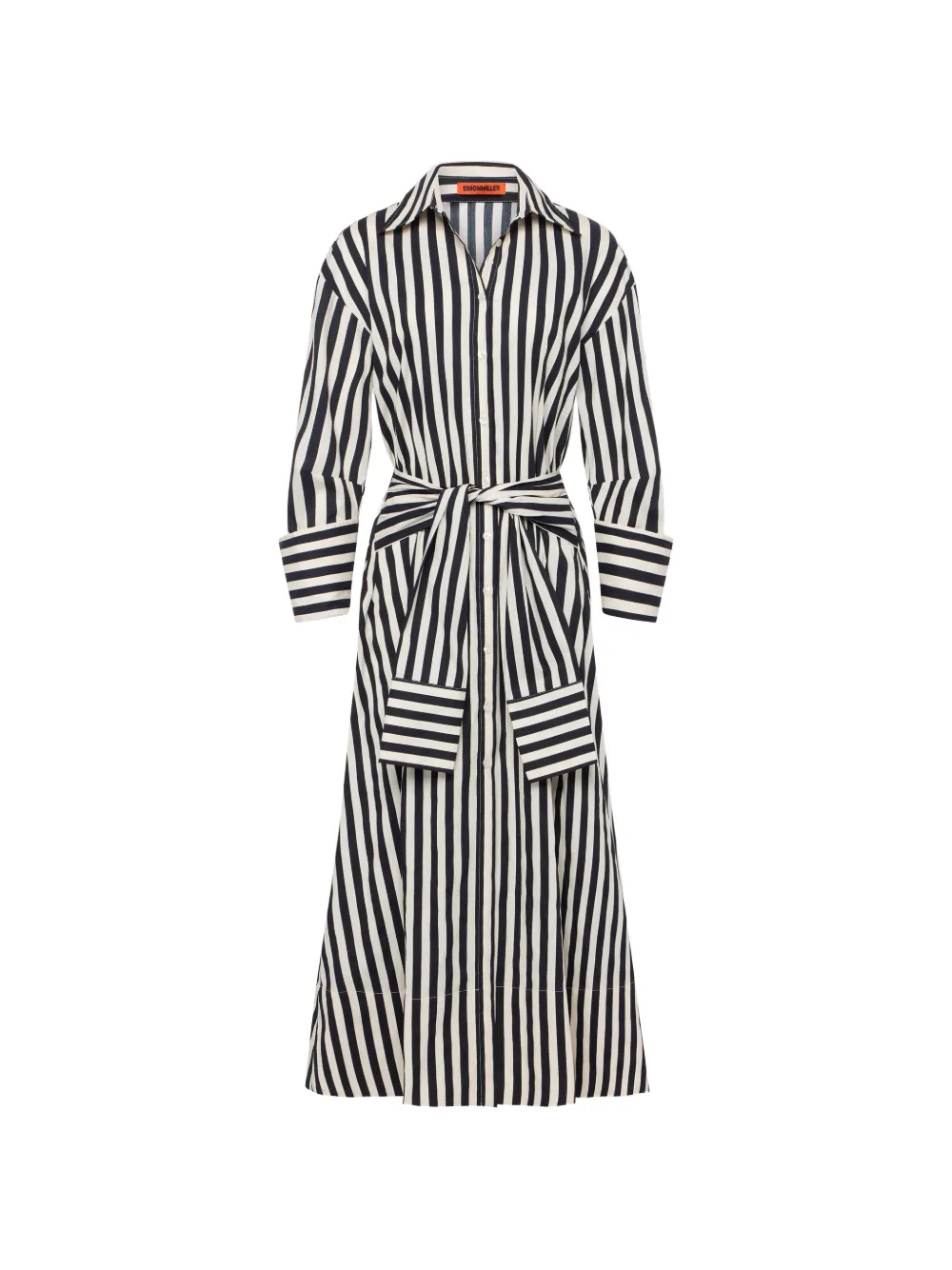 Simon Miller Inna striped maxi dress - Nero