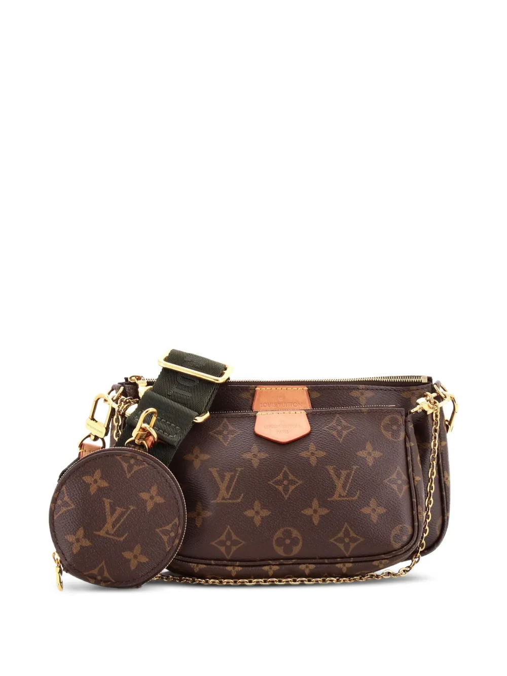 Louis Vuitton Pre-Owned Multi Pochette Accessoires Monogram Canvas crossbody bag - Marrone