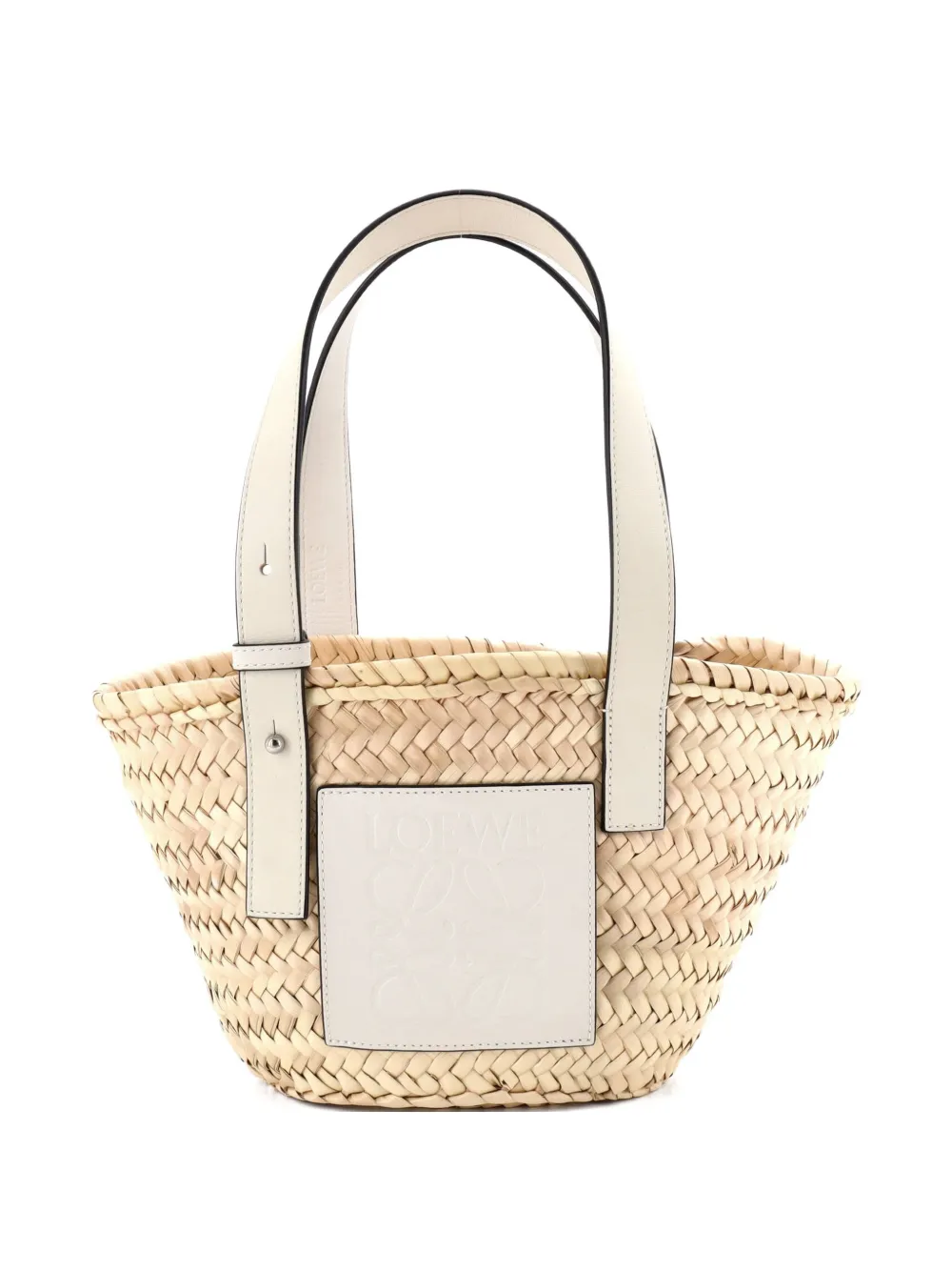Loewe Pre-Owned Basket Raffia Small tote bag - Toni neutri