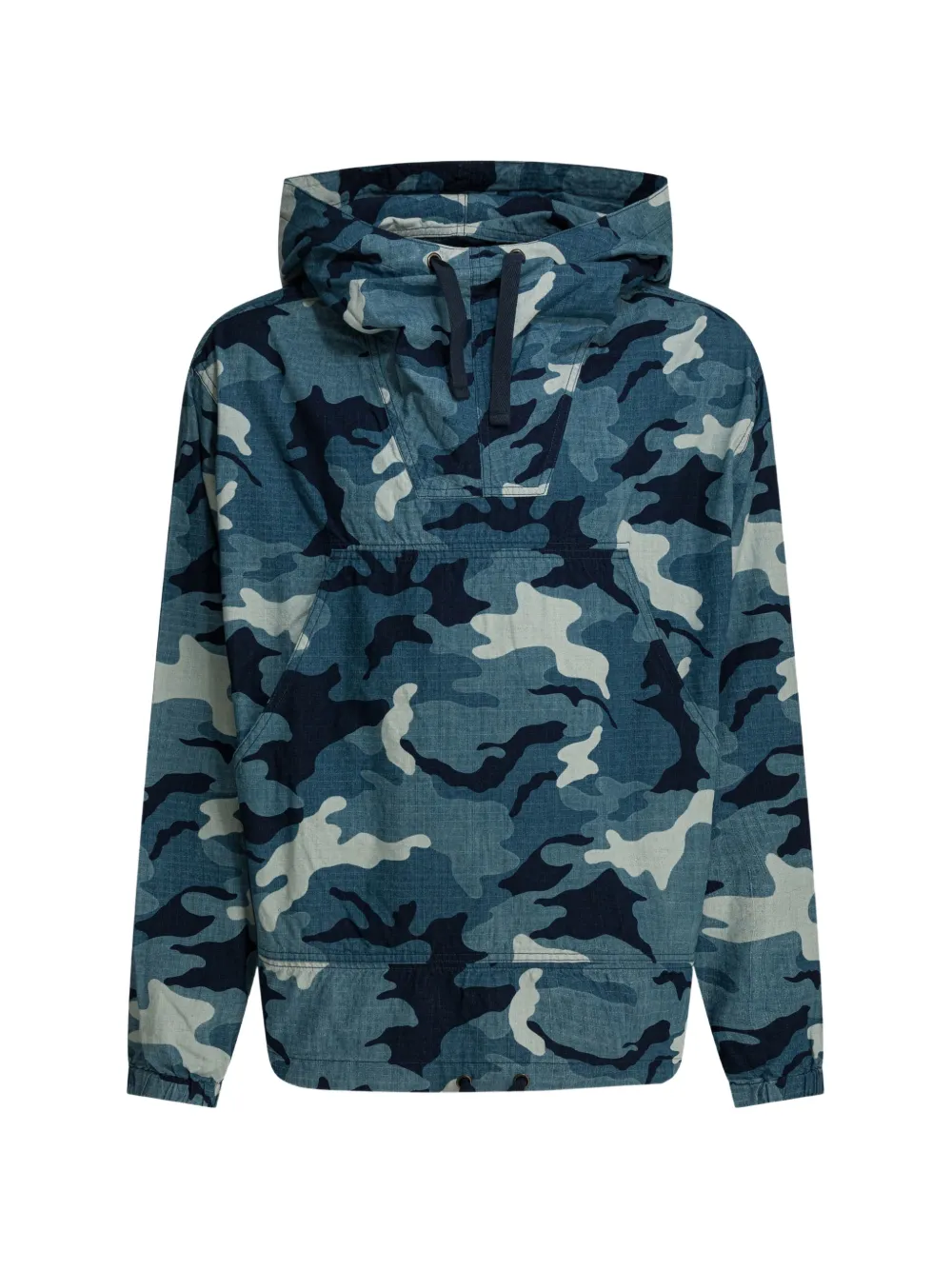BEAMS PLUS camouflage hoodie - Blue