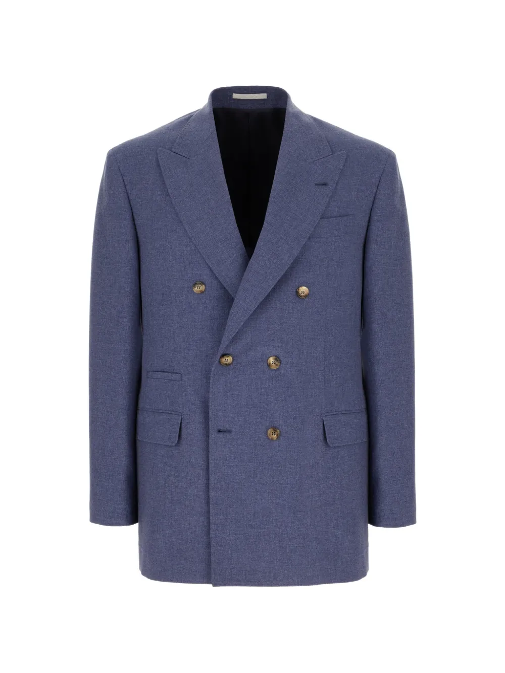 Brunello Cucinelli double-breasted blazer - Blu