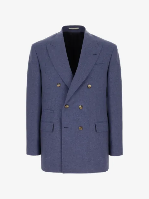 Brunello Cucinelli blazer con doble botonadura