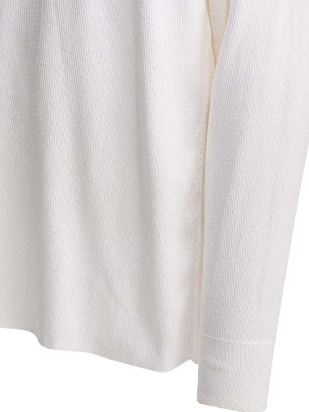 textured long-sleeve T-Shirt