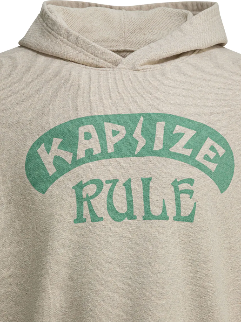 KAPITAL Hoodie met print Beige