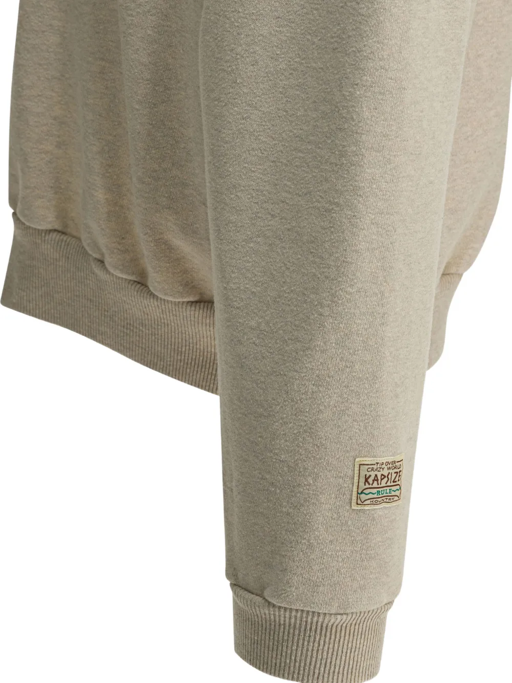 KAPITAL Hoodie met print Beige