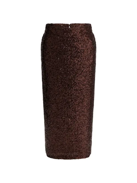 Semper sequin midi skirt