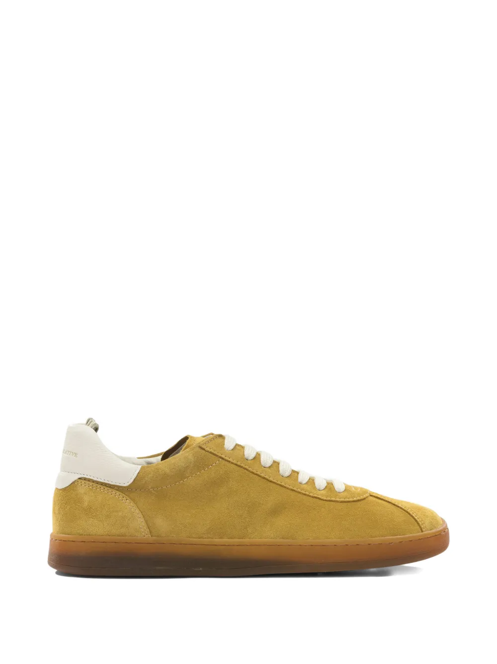 Officine Creative Destiny 101 lace-up panelled sneakers - Giallo