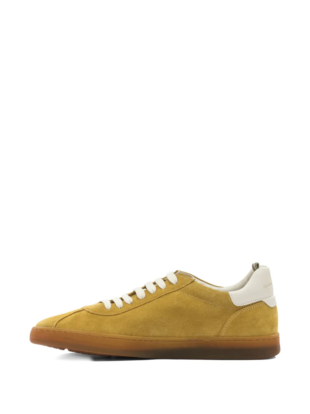 Officine Creative Destiny 101 lace-up panelled sneakers Geel