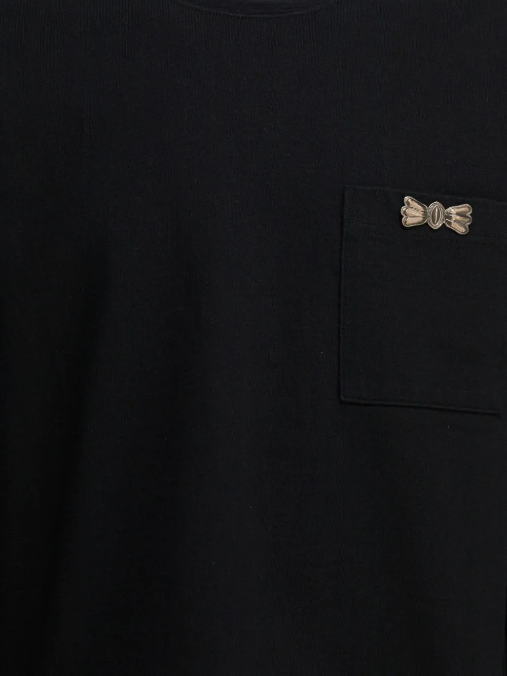 KAPITAL T-shirt met verfraaide mouwen Zwart
