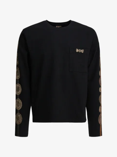 KAPITAL embellished-sleeves T-shirt