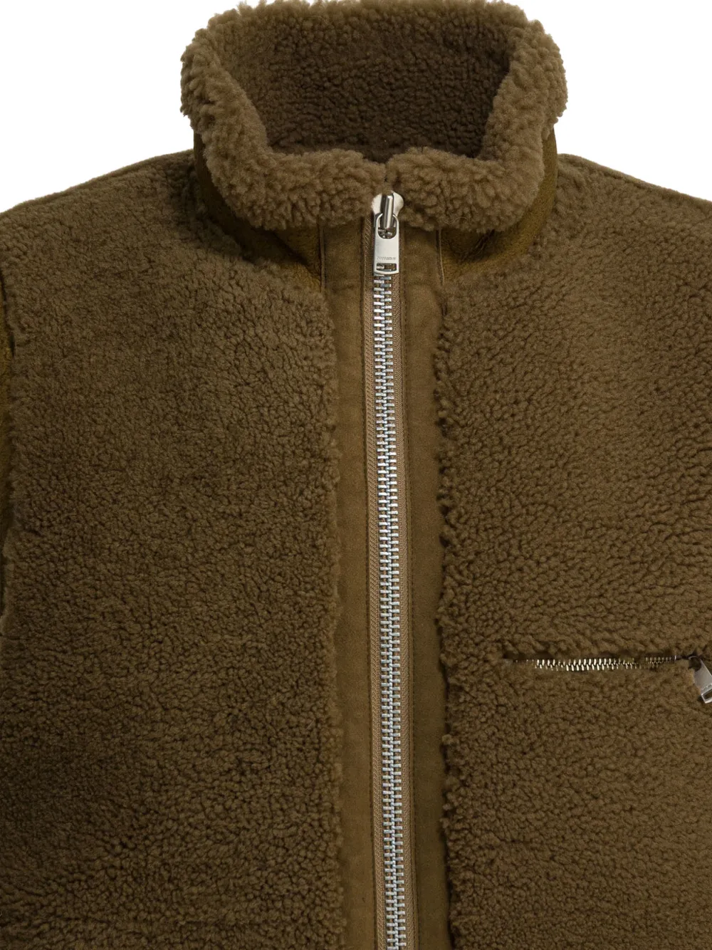 nonnative Mouwloos jack met rits Bruin