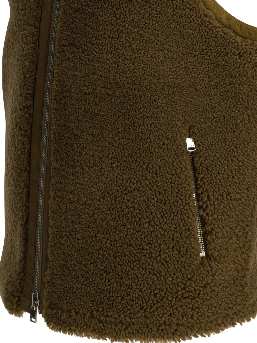  Nonnative Zip-up Sleeveless Jacket - Brown 