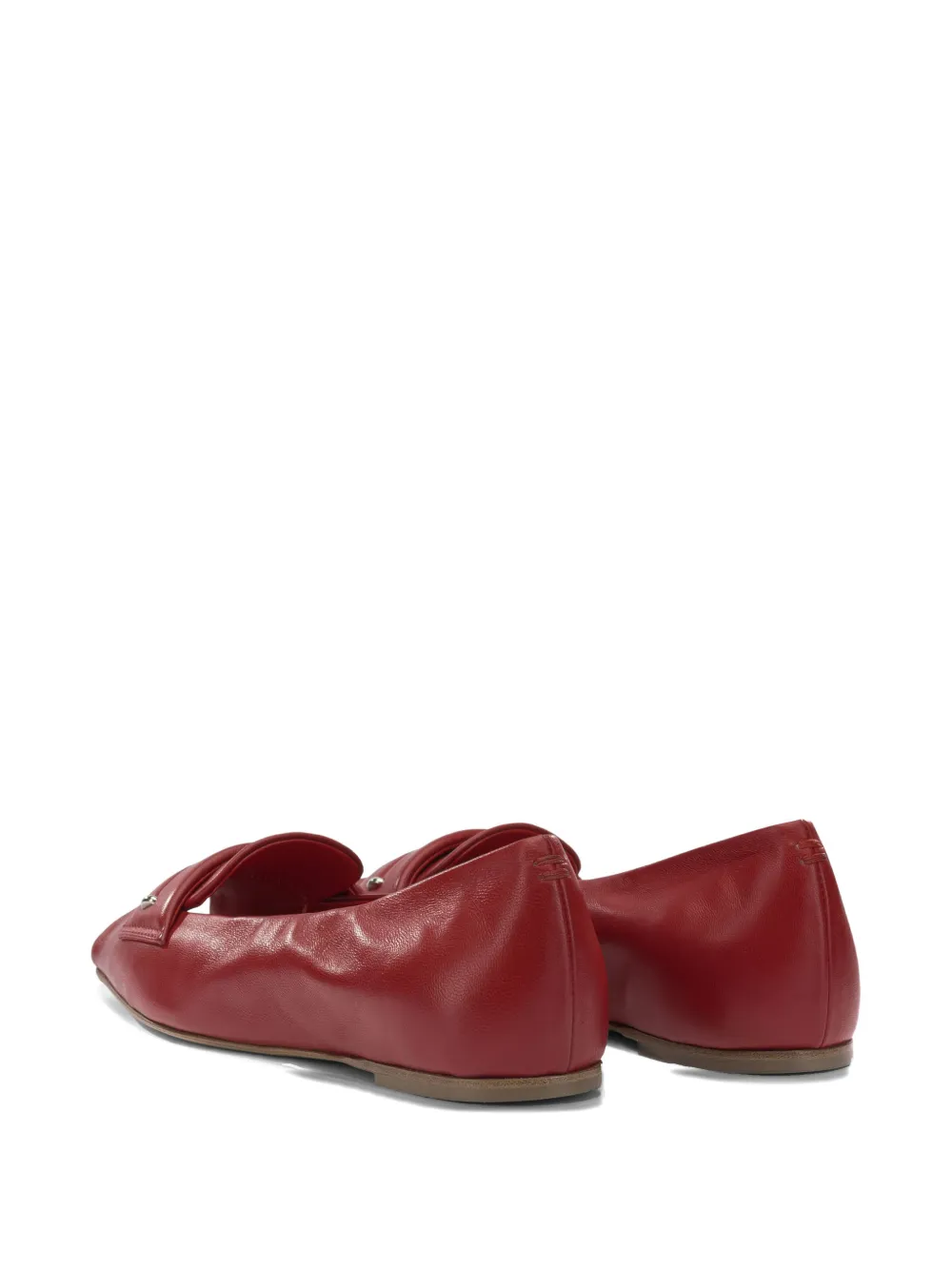Halmanera Loafers met open neus Rood