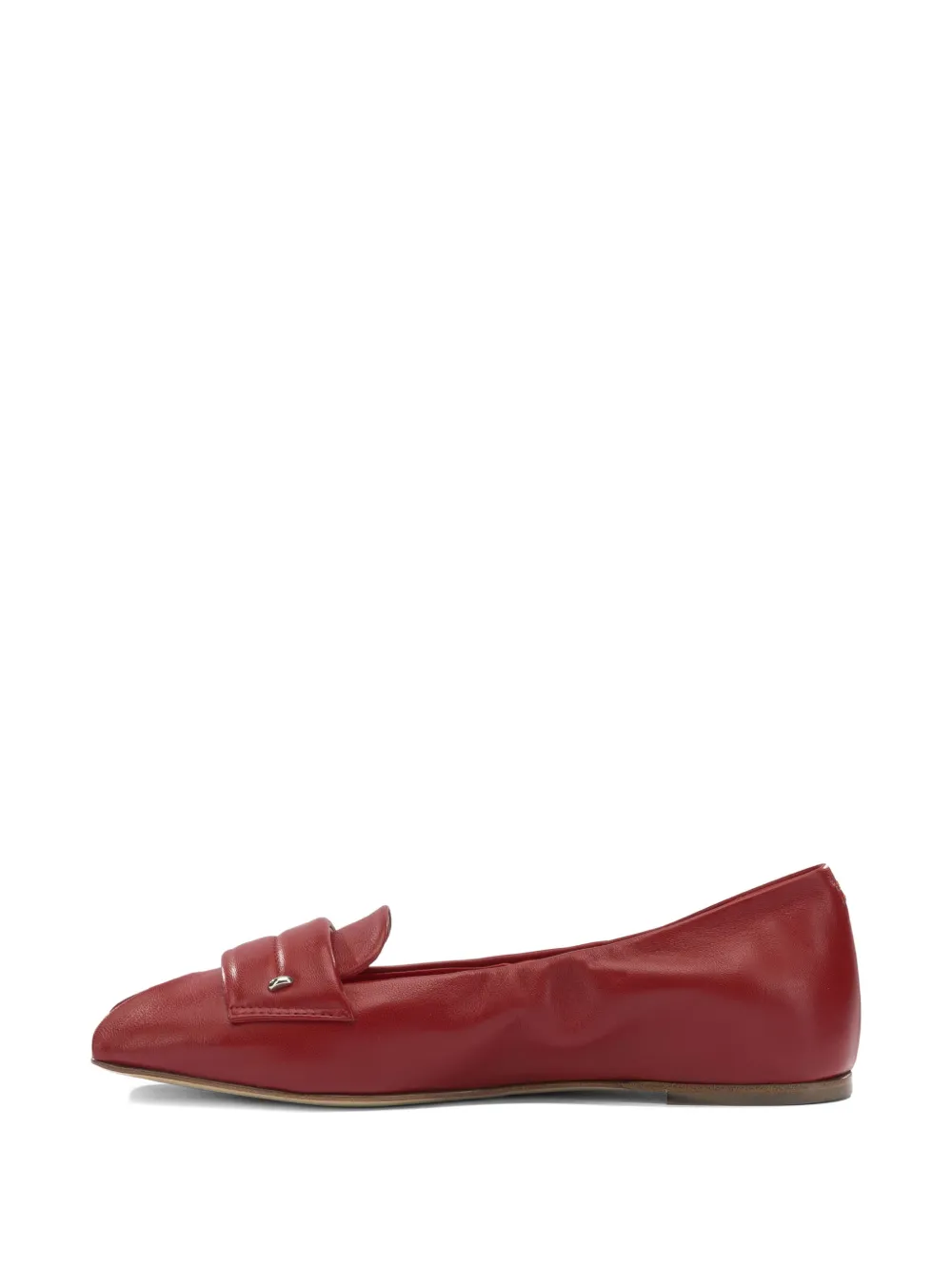 Halmanera Loafers met open neus Rood