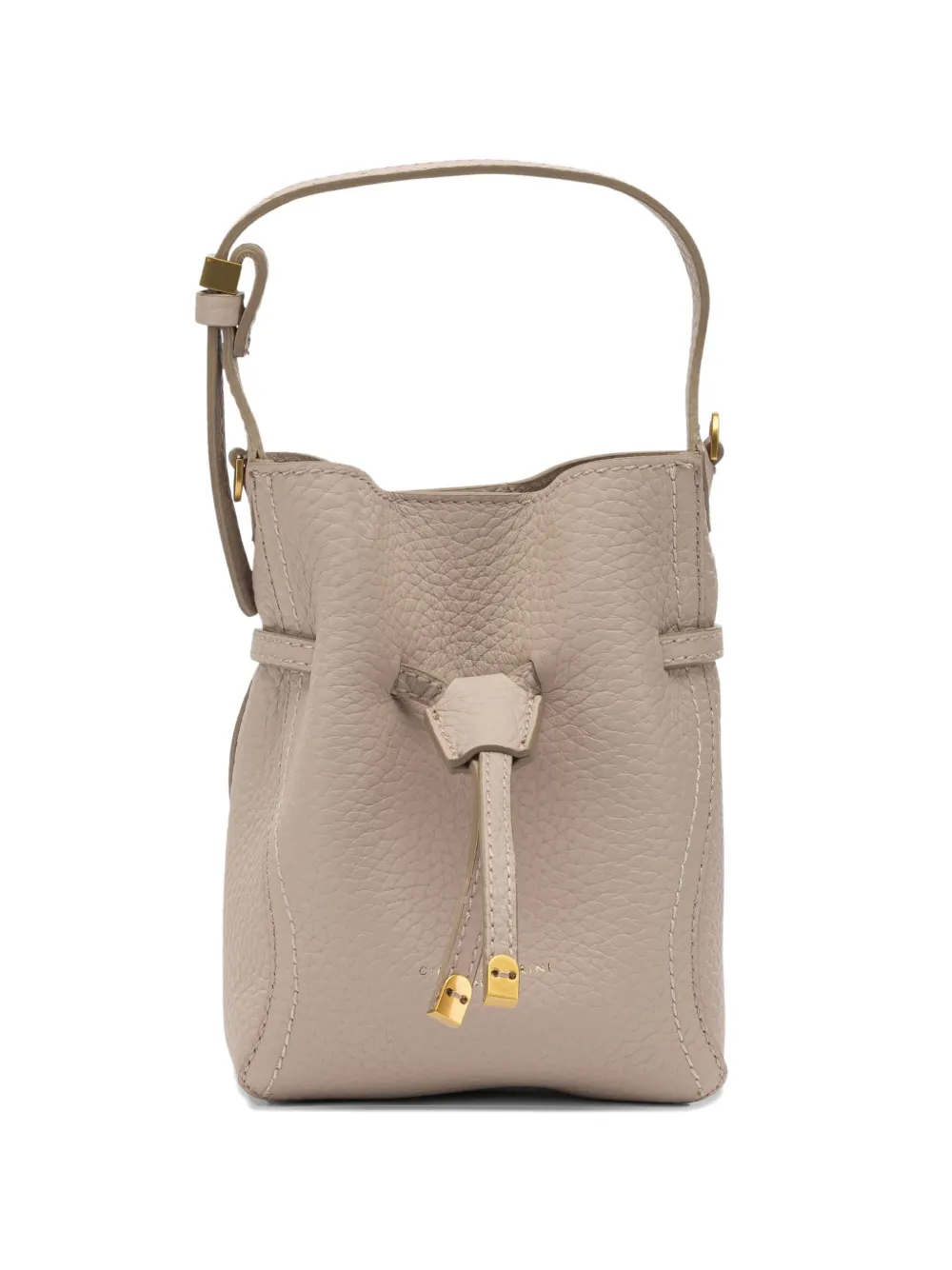 GIANNI CHIARINI drawstring bucket tote bag - Toni neutri