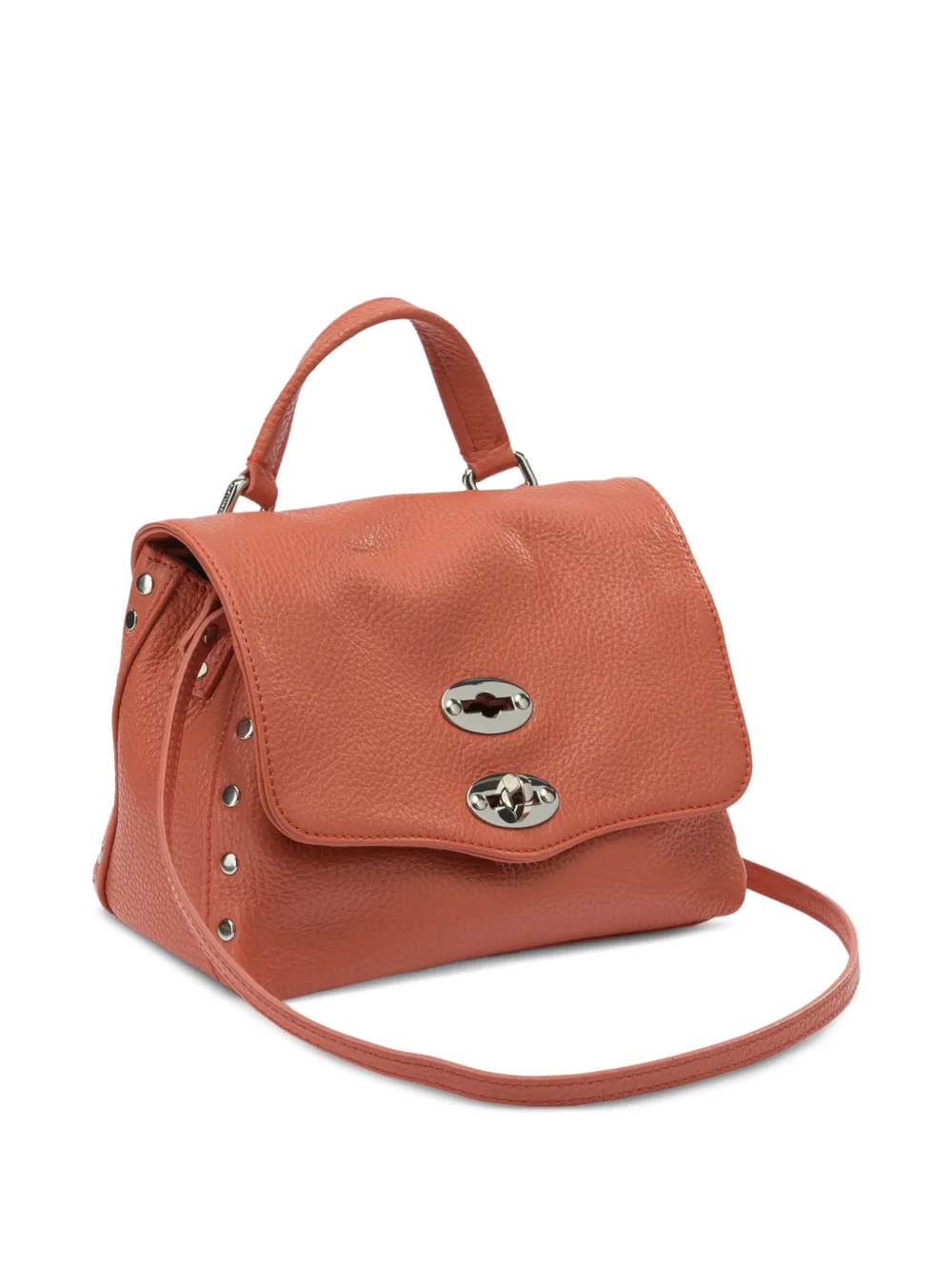  Zanellato Turnlock Tote Bag - Orange 