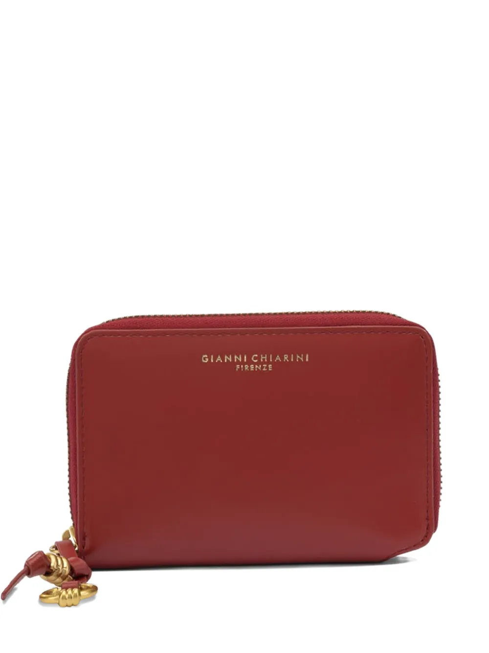 GIANNI CHIARINI logo-stamp wallet - Rosso